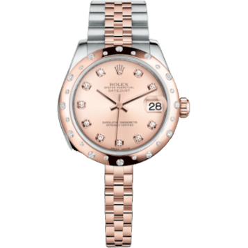 Datejust 31 Rolesor Everose Domed Diamond / Jubilee / Pink Diamond