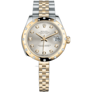 Datejust 31 Rolesor Domed Diamond / Jubilee / Silver Diamond