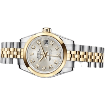 Lady-Datejust 26 Rolesor Silver Diamond Jubilee