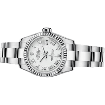 Lady-Datejust 26 Fluted White Oyster