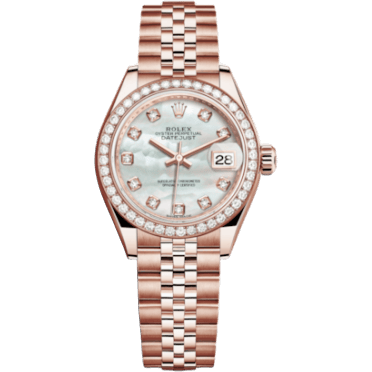 Lady-Datejust 28 Everose Diamond / Jubilee / MOP