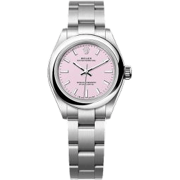 Oyster Perpetual 28 Stainless Steel / Candy Pink