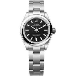 Oyster Perpetual 28 Stainless Steel / Black
