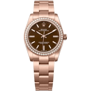 Oyster Perpetual 34 Everose - Diamond / Brown