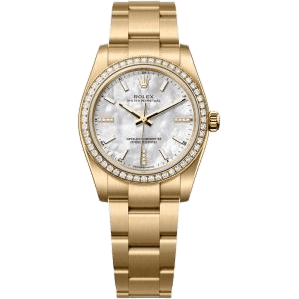 Oyster Perpetual 34 Yellow Gold - Diamond / MOP