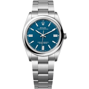 Oyster Perpetual 36 Stainless Steel / Med Blue