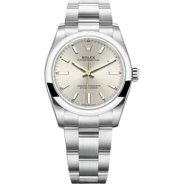 Oyster Perpetual 34 Stainless Steel / Silver