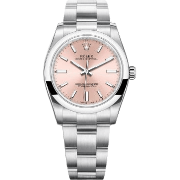 Oyster Perpetual 34 Stainless Steel / Pink
