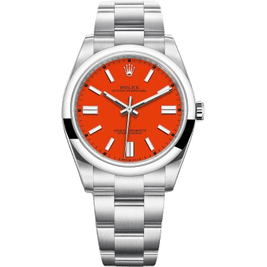 Oyster Perpetual 41 Stainless Steel / Red
