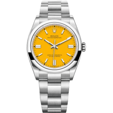 Oyster Perpetual 36 Stainless Steel / Yellow