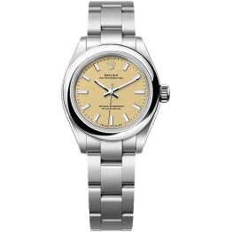 Oyster Perpetual 28 Stainless Steel / Beige