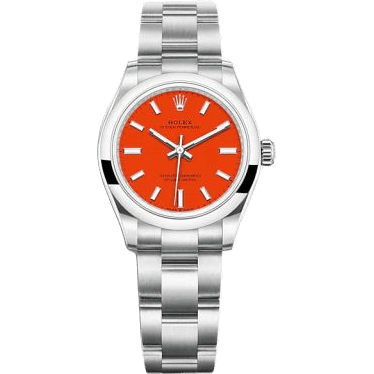 Oyster Perpetual 31 Stainless Steel / Red