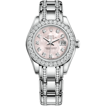 Datejust Pearlmaster 29 White Gold Diamond Mother of Pearl Diamond