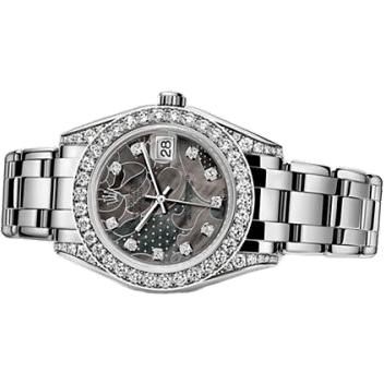 Datejust Pearlmaster 34 White Gold Diamond Shoulders Goldust Dream