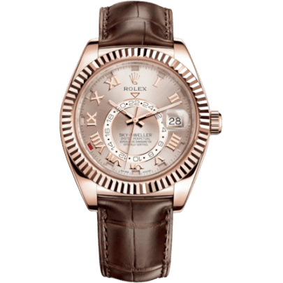 Sky-Dweller Everose / Sundust / Alligator