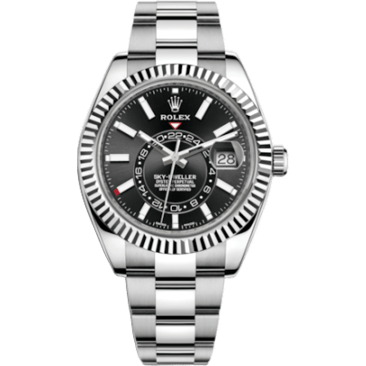 Sky-Dweller Stainless Steel / White Gold / Black