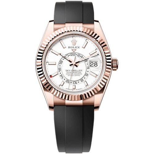 Sky-Dweller Everose / White / OysterFlex