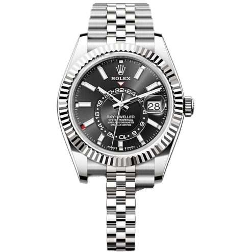 Sky-Dweller Stainless Steel - White Gold / Black / Jubilee