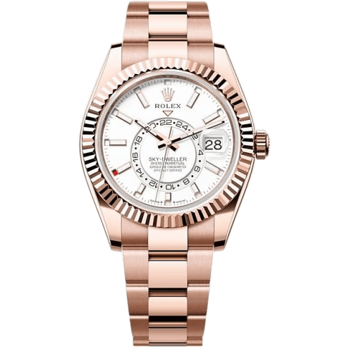 Sky-Dweller Everose / White / Oyster