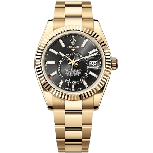 Sky-Dweller Yellow Gold / Black / Oyster