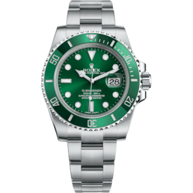 Submariner Date Stainless Steel / Green / Cerachom