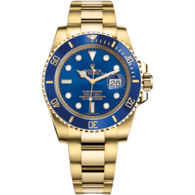Submariner Date Yellow Gold / Blue