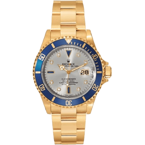 Submariner 16618 Silver Serti