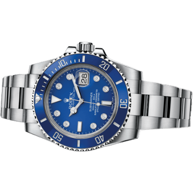 Submariner Date White Gold / Blue - Diamond