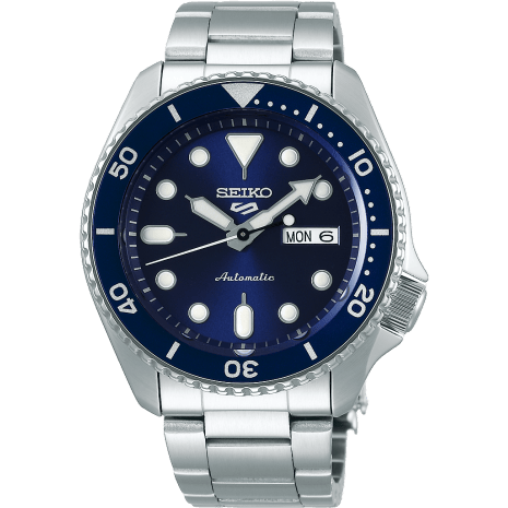 5 Sports Sports Style Stainless Steel / Blue / Bracelet