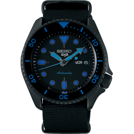 5 Sports Street Style Hard Coating / Black - Blue / NATO
