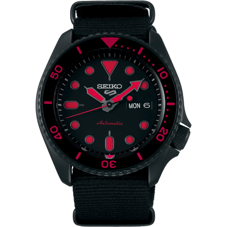 5 Sports Street Style Hard Coating / Black - Red / NATO