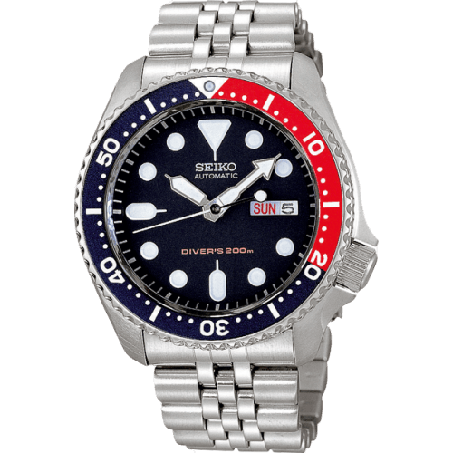 Seiko SKX009 Black / Stainless Steel