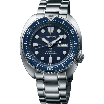 Prospex Diver Turtle Stainless Steel / Blue / Bracelet