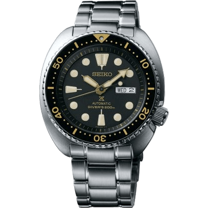Prospex Diver Turtle Stainless Steel / Black / Bracelet