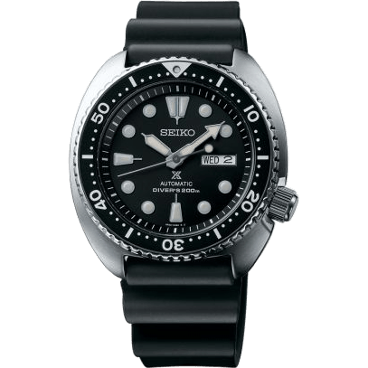 Prospex Diver Turtle Stainless Steel / Black / Rubber