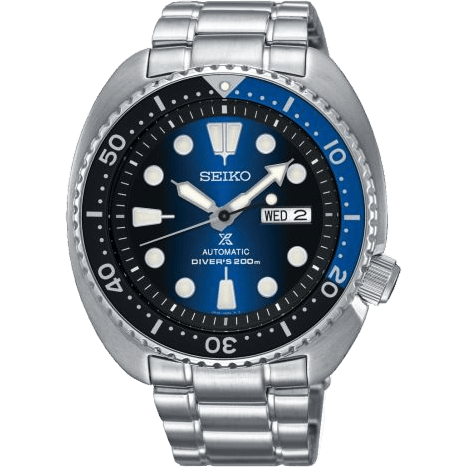 Prospex Diver Turtle Stainless Steel / Blue Gradient / Bracelet