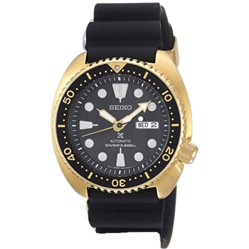 Prospex Diver Turtle Goldtone / Black / Rubber