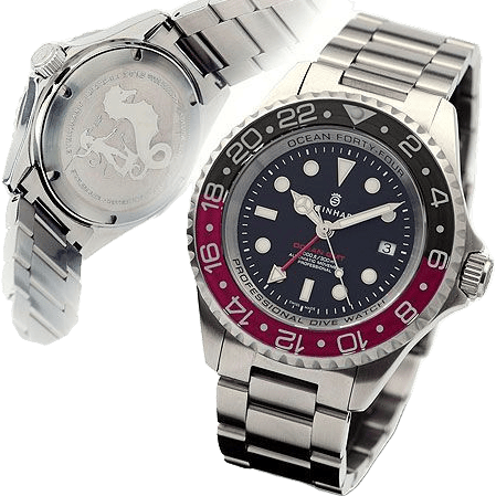 Ocean 44 GMT Black - Red