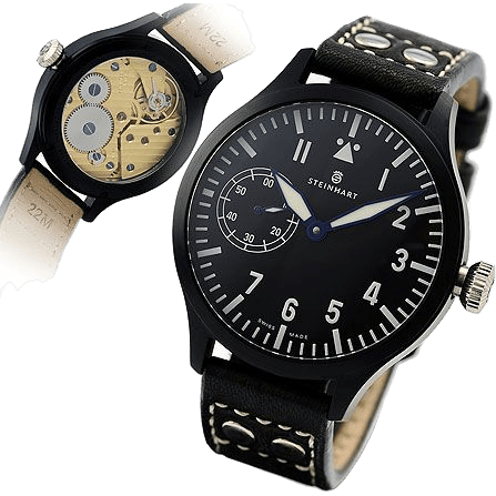 Nav B-Uhr 47 Handwinding Black