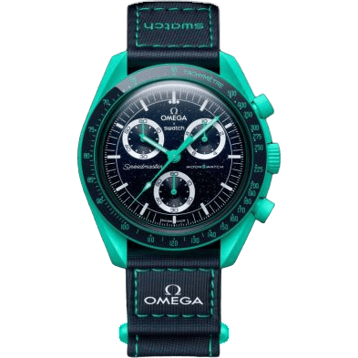 MoonSwatch Mission on Earth Polar Lights