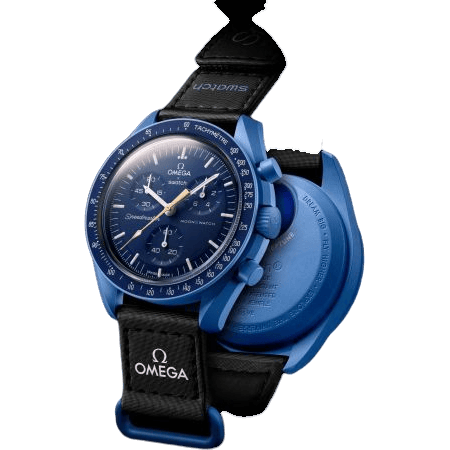 MoonSwatch Mission to Neptune Moonshine Gold