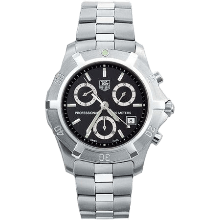 2000 Exclusive Chronograph Quartz Stainless Steel / Black