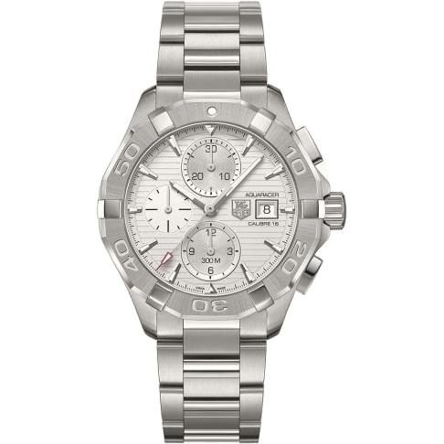 Aquaracer 300M Calibre 16 43 Stainless Steel / Silver / Bracelet