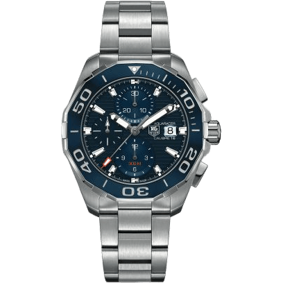 Aquaracer 300M Calibre 16 43 Stainless Steel / Blue / Bracelet