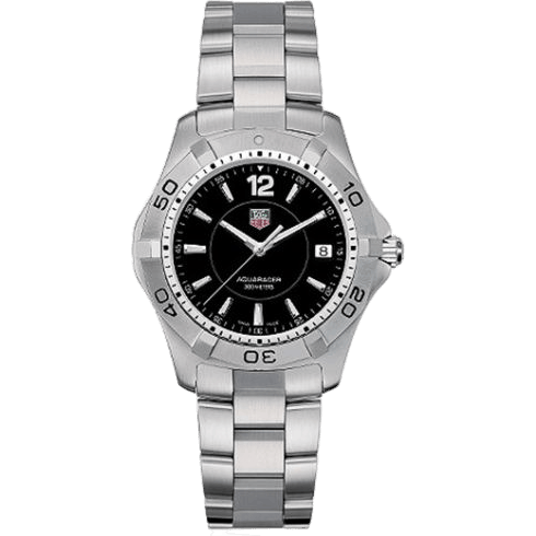 Aquaracer 300M Quartz 38.4 Stainless Steel / Black / Bracelet
