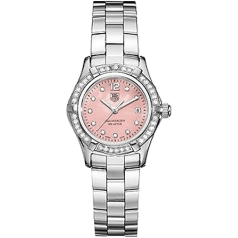 Aquaracer 300M Quartz 27 Stainless Steel / Diamond / Pink MOP - Diamond / Bracelet