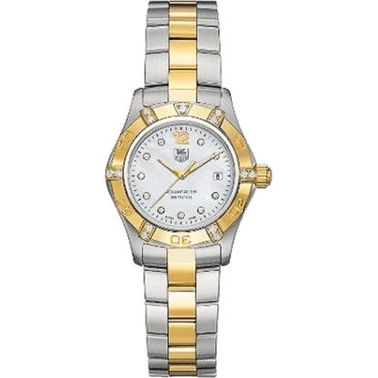 Aquaracer 300M Quartz 27 Stainless Steel / Yellow Gold / MOP -Diamond / Bracelet