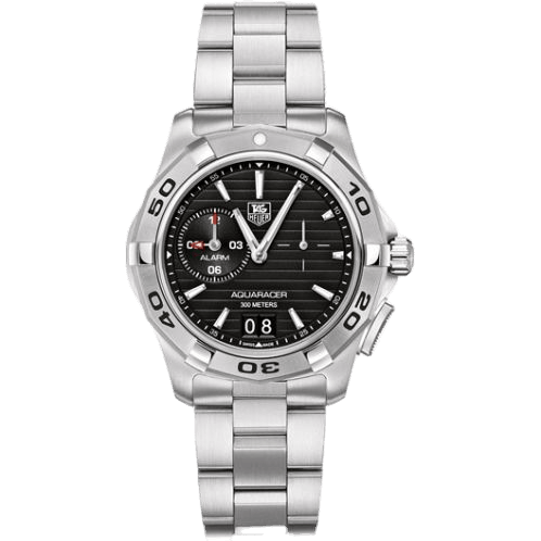 Aquaracer 300M Alarm 41 Stainless Steel / Black / Bracelet