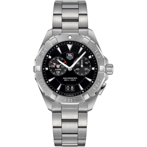 Aquaracer 300M Alarm 40.5 Stainless Steel / Black / Bracelet