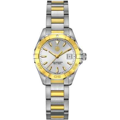 Aquaracer 300M Quartz 27 Stainless Steel / Yellow Gold / Silver / Bracelet